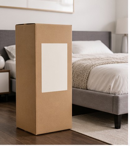 mattress and bedroom setup planning scene